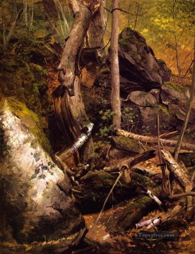  Forest Oil Painting - Forest Interior William Holbrook Beard
